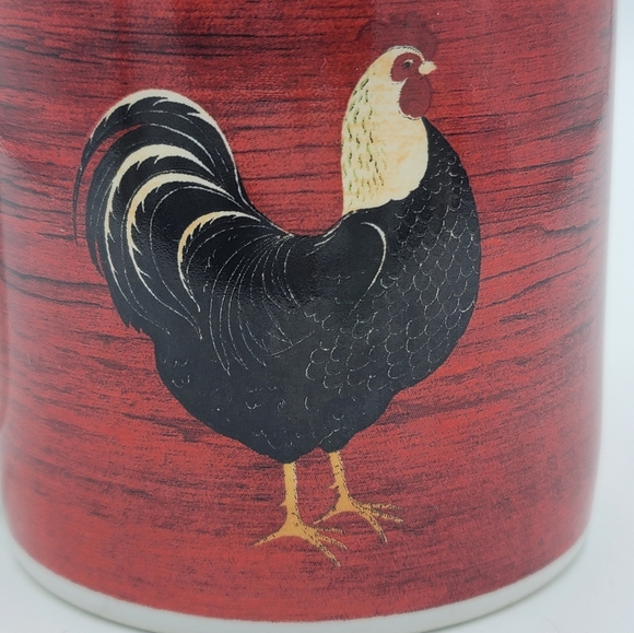 Warren Kimble Rooster Mug Sakura Oneida Farmhouse Country Quartet Chicken Vtg - Picture 3 of 9